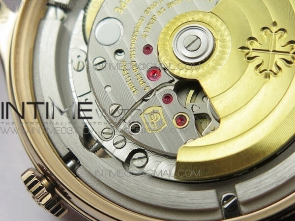Calatrava 5296R RG ZF 1:1 Best Edition Ivory Dial On Brown Leather Strap 324CS (Free box) - Image 39