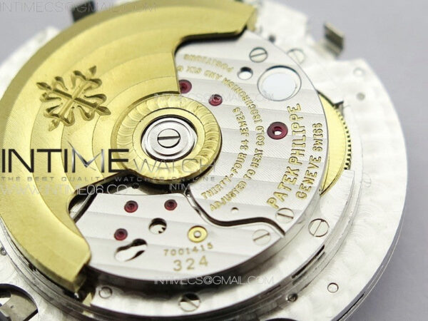 Annual Calendar Moonphase 5396 RG PPF 1:1 Best Edition White Sticks Dial on Black Leather Strap PPF324 - Image 28