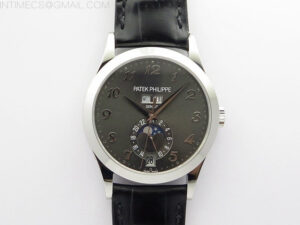 Annual Calendar Complications 5396 SS GRF Best Edition Gray dial on Black leather strap A324
