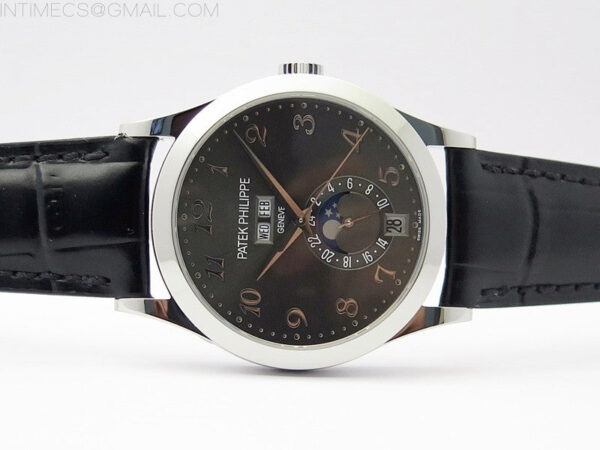 Annual Calendar Complications 5396 SS GRF Best Edition Gray dial on Black leather strap A324 - Image 3