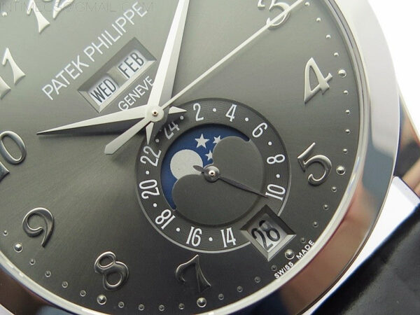 Annual Calendar Complications 5396 SS GRF Best Edition Gray dial on Black leather strap A324 - Image 5