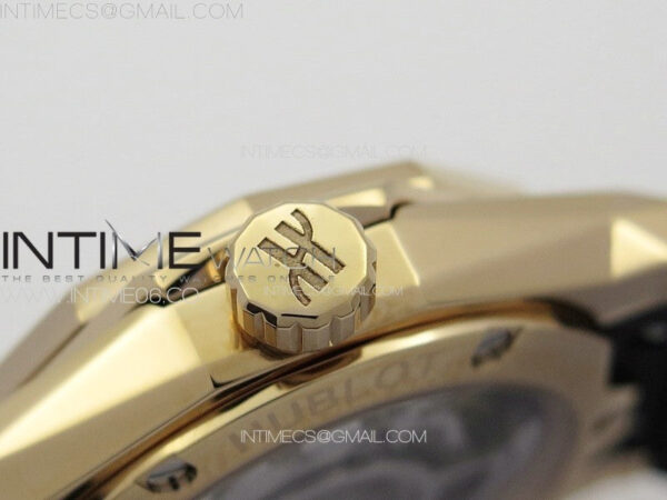 Classic Fusion Orlinski RG Full Diamonds APSF 1:1 Best Edtion Black Faceted Dial on Black Rubber Strap A2892 - Image 9