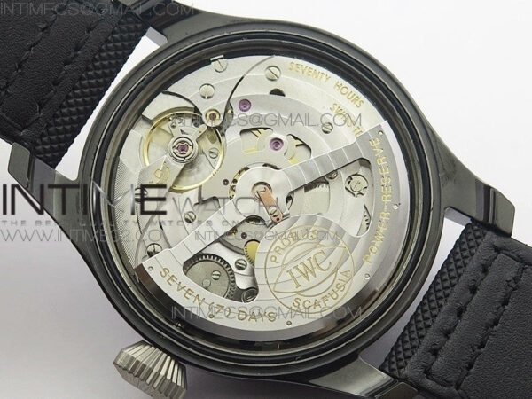 Big Pilot Real PR IW502003 Real Ceramic V2 ZF 1:1 Best Edition on Black Calfskin Strap A51111 - Image 21