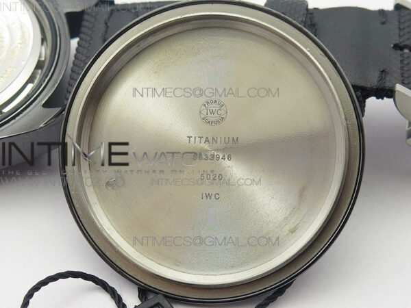 Big Pilot Real PR IW502003 Real Ceramic V2 ZF 1:1 Best Edition on Black Calfskin Strap A51111 - Image 24