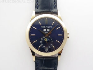 Annual Calendar Complications 5396 RG GRF Best Edition Blue dial on Blue leather strap A324
