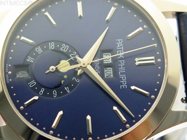 Annual Calendar Complications 5396 RG GRF Best Edition Blue dial on Blue leather strap A324 - Image 4