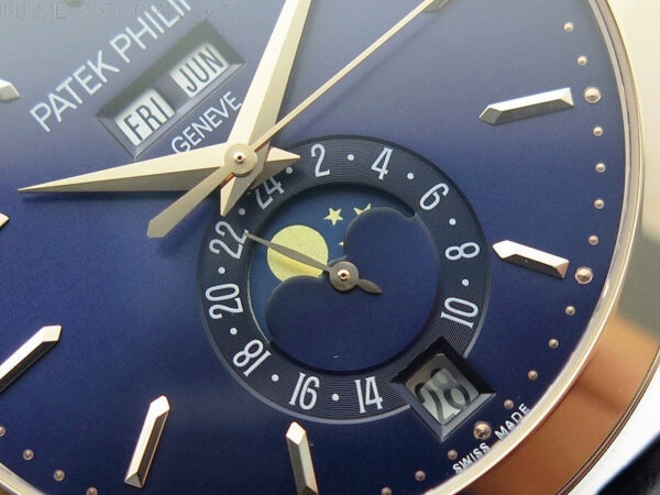 Annual Calendar Complications 5396 RG GRF Best Edition Blue dial on Blue leather strap A324 - Image 5