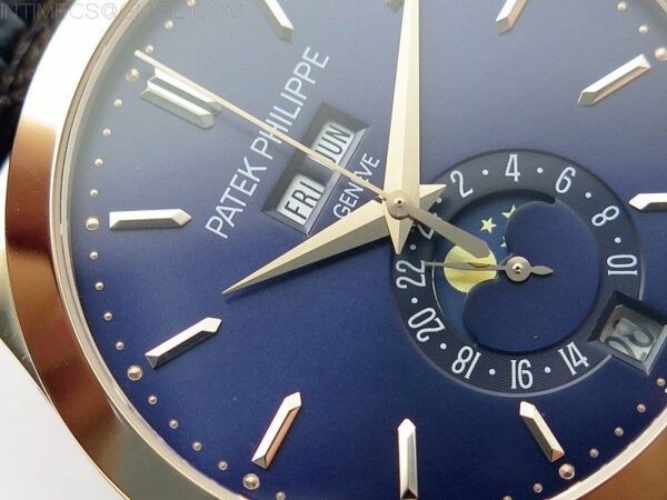 Annual Calendar Complications 5396 RG GRF Best Edition Blue dial on Blue leather strap A324 - Image 7