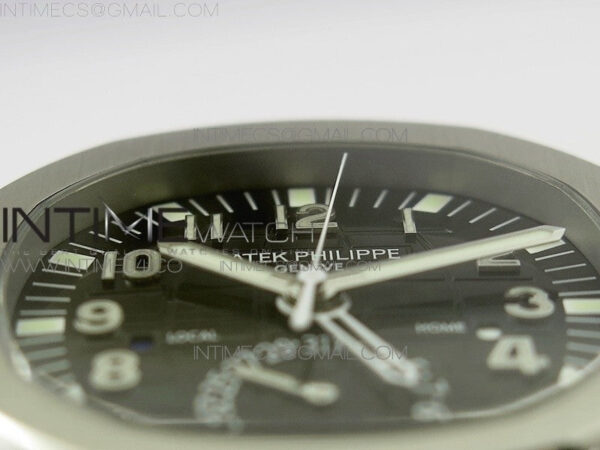 Aquanaut 5164A SS GRF Best Edition Black Dial on Black Rubber Strap A324 - Image 7