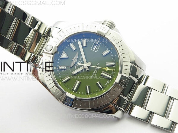 Avenger Automatic 43mm SS B50 Best Edition Green Dial on SS Bracelet A2824 - Image 4