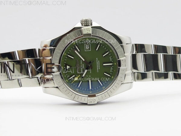 Avenger Automatic 43mm SS B50 Best Edition Green Dial on SS Bracelet A2824 - Image 6