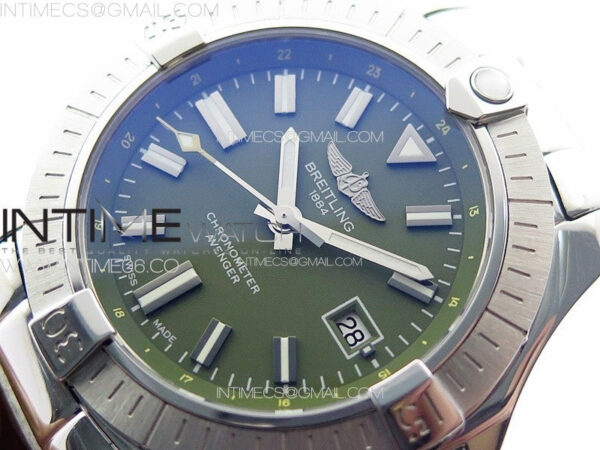 Avenger Automatic 43mm SS B50 Best Edition Green Dial on SS Bracelet A2824 - Image 5
