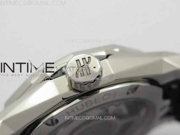 Classic Fusion Orlinski SS Full Diamonds APSF 1:1 Best Edtion Black Faceted Dial on Black Rubber Strap A2892 - Image 10