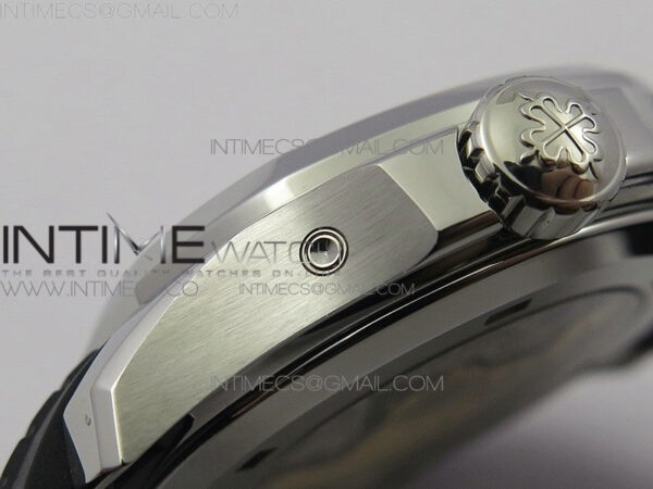 Aquanaut 5164A SS GRF Best Edition Brown Dial on Black Rubber Strap A324 - Image 11