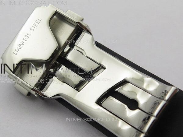 Classic Fusion Orlinski SS Full Diamonds APSF 1:1 Best Edtion Black Faceted Dial on Black Rubber Strap A2892 - Image 13