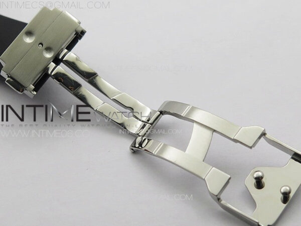 Classic Fusion Orlinski SS Full Diamonds APSF 1:1 Best Edtion Black Faceted Dial on Black Rubber Strap A2892 - Image 14