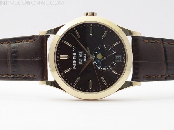 Annual Calendar Complications 5396 RG GRF Best Edition Black dial on Brown leather strap A324 - Image 3