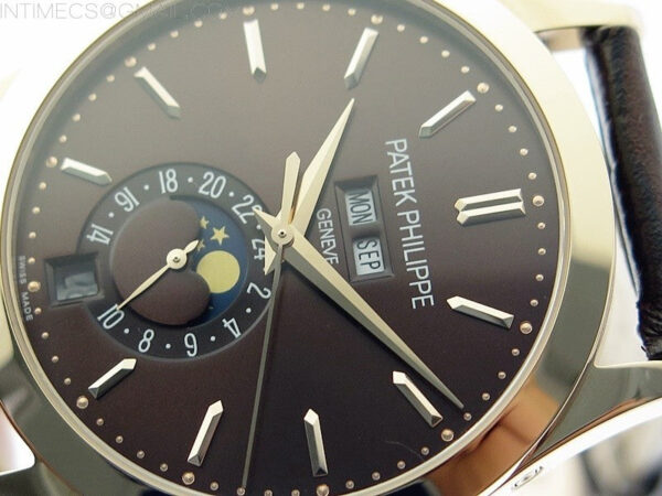Annual Calendar Complications 5396 RG GRF Best Edition Black dial on Brown leather strap A324 - Image 4