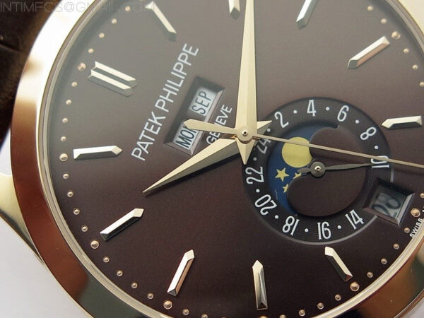 Annual Calendar Complications 5396 RG GRF Best Edition Black dial on Brown leather strap A324 - Image 7