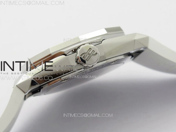 Classic Fusion Orlinski SS APSF 1:1 Best Edtion White Faceted Dial on Black Rubber Strap A2892 - Image 8