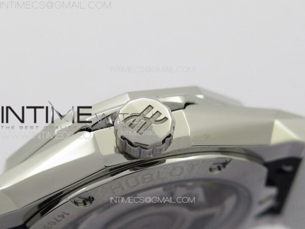 Classic Fusion Orlinski SS APSF 1:1 Best Edtion White Faceted Dial on Black Rubber Strap A2892 - Image 9