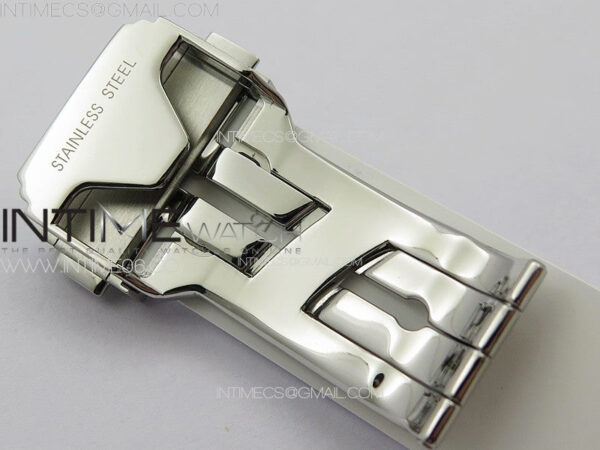 Classic Fusion Orlinski SS APSF 1:1 Best Edtion White Faceted Dial on Black Rubber Strap A2892 - Image 12