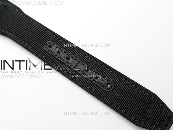 Big Pilot IW329801 Real Ceramic M+F 1:1 Best Edition Black Dial on Black Calfskin Strap SEIKO 8N-24 - Image 15