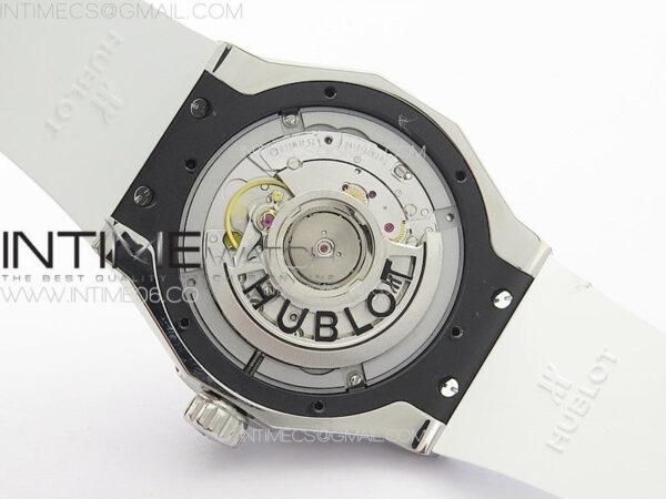 Classic Fusion Orlinski SS APSF 1:1 Best Edtion White Faceted Dial on Black Rubber Strap A2892 - Image 18