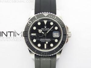 Yacht-Master 42mm 226659 Clean 1:1 Best Edition 3D Black Ceramic Bezel on Oysterflex Strap VR3235