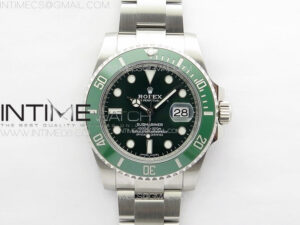 Submariner 116610LV 904L SS Case Best Edition Green Dial On 904L Bracelet NOOB V10