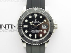 Yacht-Master 42mm 226659 VSF 1:1 Best Edition 3D Black Ceramic Bezel on Black Rubber Strap VS3235