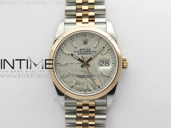 DateJust 36 SS/RG 126201 BP 1:1 Best Edition Silver/Gray Dial on Jubilee Bracelet