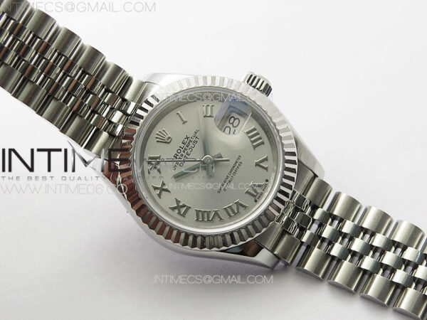 Datejust 28mm 279179 SS APSF Best Edition Silver Dial Roman Markers on SS Jubilee Bracelet NH05 - Image 2