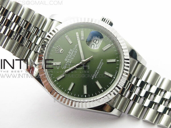 Datejust 36mm 116231 SS BP 1:1 Best Edition Green Dial Stick Markers On SS Jubilee Bracelet A2824 - Image 2