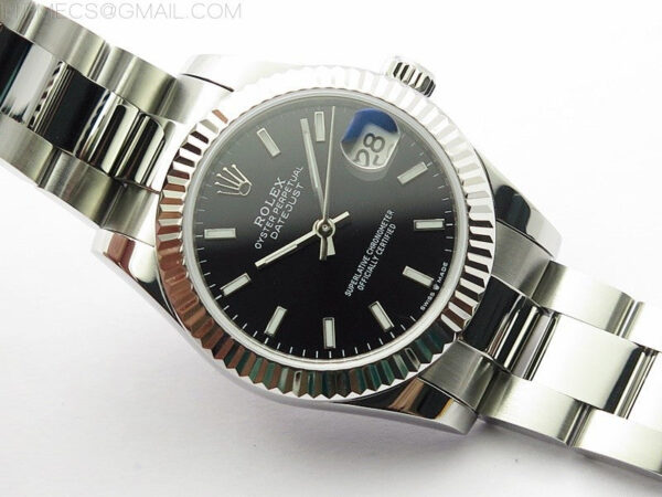 Datejust 31mm 278273 SS BP Best Edition Black Stick Markers Dial on Oyster Bracelet - Image 2
