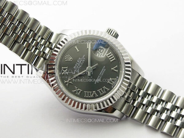 Datejust 28mm 279179 SS APSF Best Edition Gray Dial Roman Markers on SS Jubilee Bracelet NH05 - Image 2
