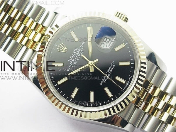 DateJust 36mm 126234 BP 1:1 Best Edition 904L Steel/YG New Version Black Dial on Jubilee Bracelet - Image 2
