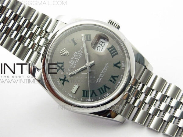 DateJust 36 SS 126200 BP 1:1 Best Edition Gray Dial on Jubilee Bracelet - Image 2