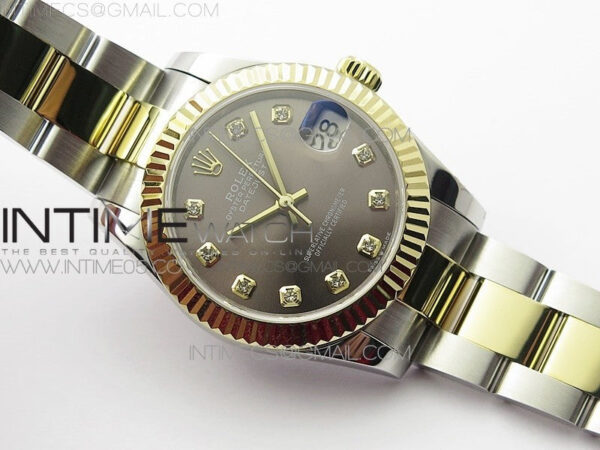 Datejust 31mm 278273 SS/YG BP Best Edition Gray Diamonds Markers Dial on SS/YG Oyster Bracelet - Image 2