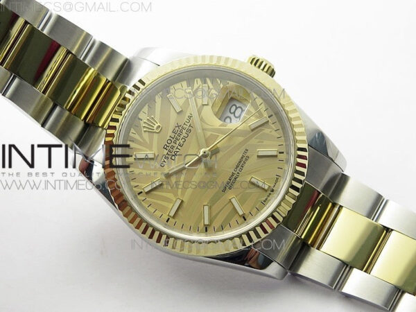 DateJust 36 SS/YG 126233 JDF 1:1 Best Edition New YG Dial on Oyster Bracelet - Image 2