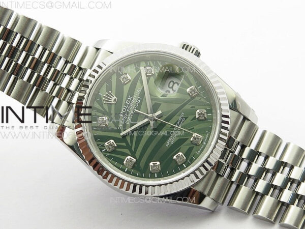 DateJust 36 SS 126233 JDF 1:1 Best Edition New Green Dial on Jubilee SS Bracelet - Image 2