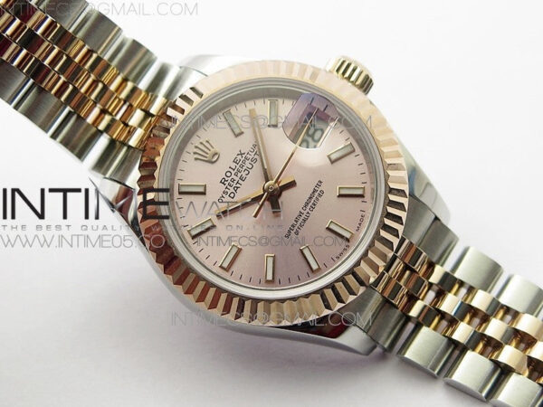 Datejust 28mm 279173 SS/RG BP Best Edition Silver Sticks Markers Dial on SS/RG Jubilee Bracelet ETA2671 - Image 2