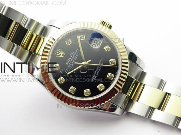 Datejust 31mm 278273 SS/YG BP Best Edition Black Diamonds Markers Dial on SS/YG Oyster Bracelet - Image 2