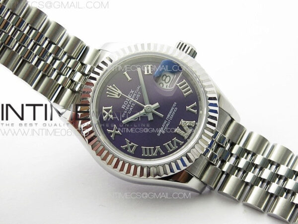 Datejust 28mm 279179 SS APSF Best Edition Blue Dial Roman Markers on SS Jubilee Bracelet NH05 - Image 2
