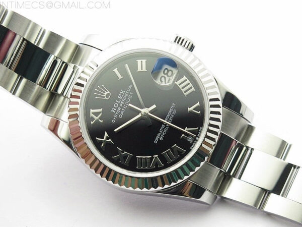 Datejust 31mm 278273 SS BP Best Edition Black Roman Markers Dial on Oyster Bracelet - Image 2