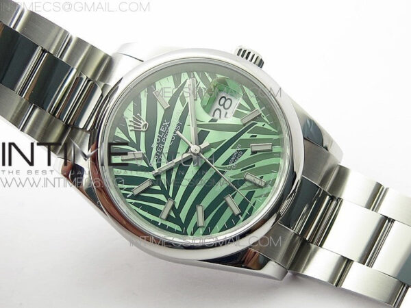 DateJust 36 SS 126200 BP 1:1 Best Edition New Green Dial on Oyster Bracelet - Image 2