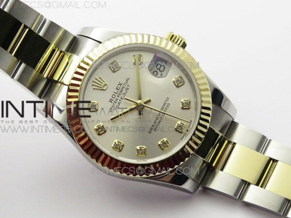 Datejust 31mm 278273 SS/YG BP Best Edition Silver Diamonds Markers Dial on SS/YG Oyster Bracelet - Image 2