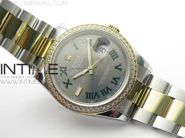 DateJust 36 SS/YG 126283 JDF 1:1 Best Edition Gray Dial on Oyster Bracelet - Image 2