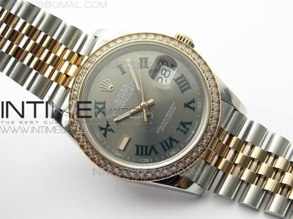 DateJust 36 SS/RG 126281 BP 1:1 Best Edition Gray Dial on Jubilee Bracelet - Image 3