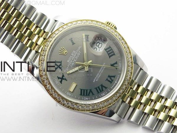 DateJust 36 SS/YG 126283 JDF 1:1 Best Edition Gray Dial on Jubilee Bracelet - Image 2